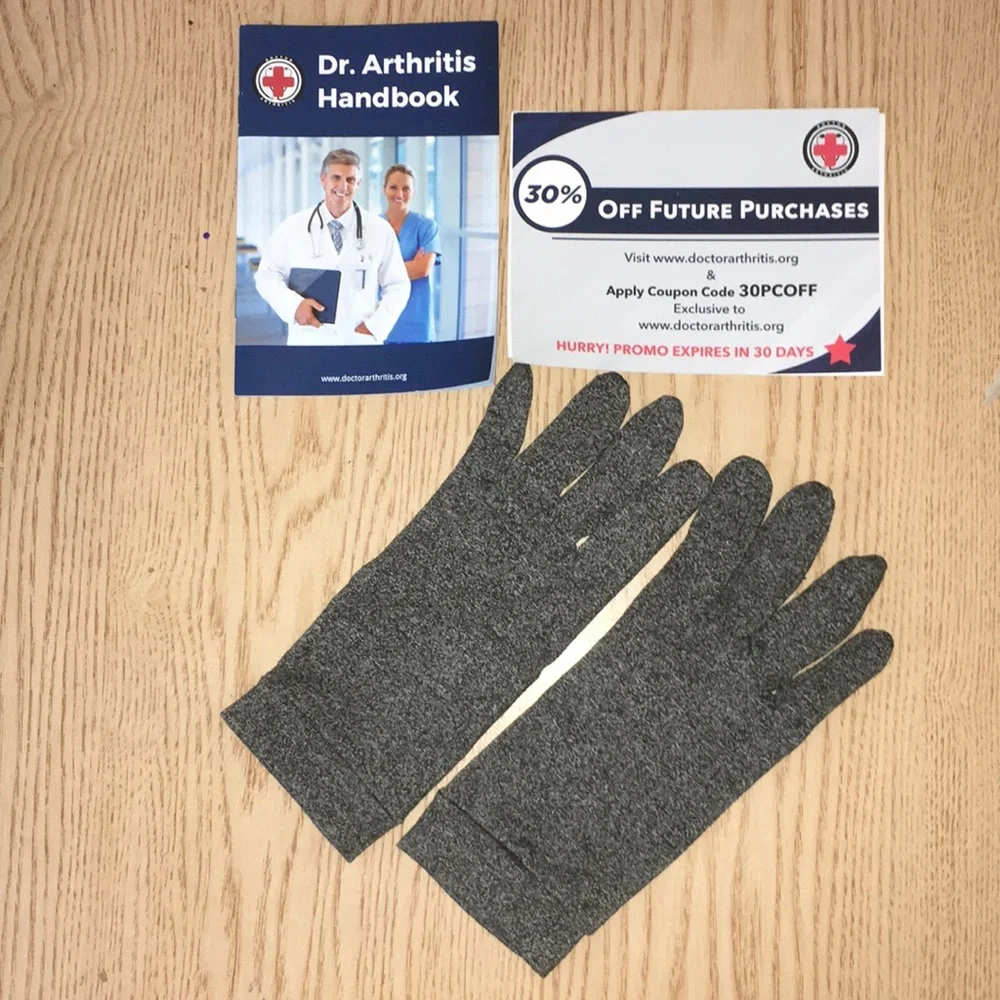 New Women’s Arthritis Compression Gloves Book Medium